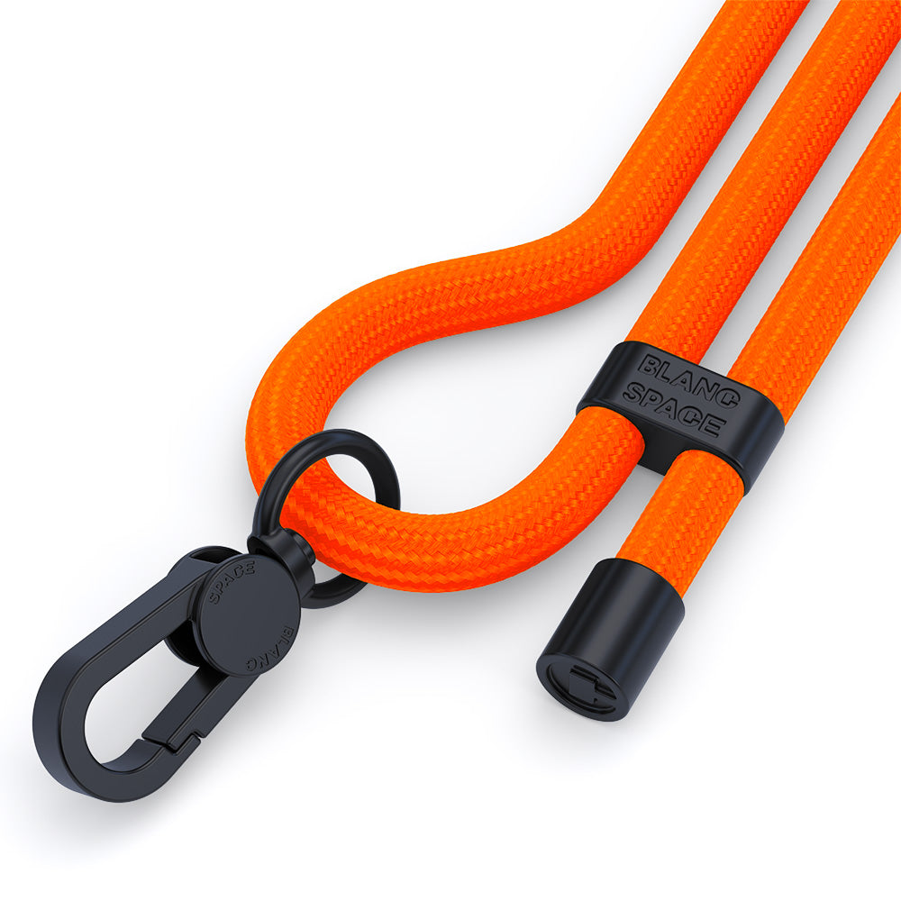 Rope Cross-Body Strap - Neon Orange
