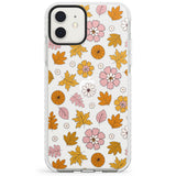 Autumn Leaves and Flowers Impact Phone Case for iPhone 11, iphone 12