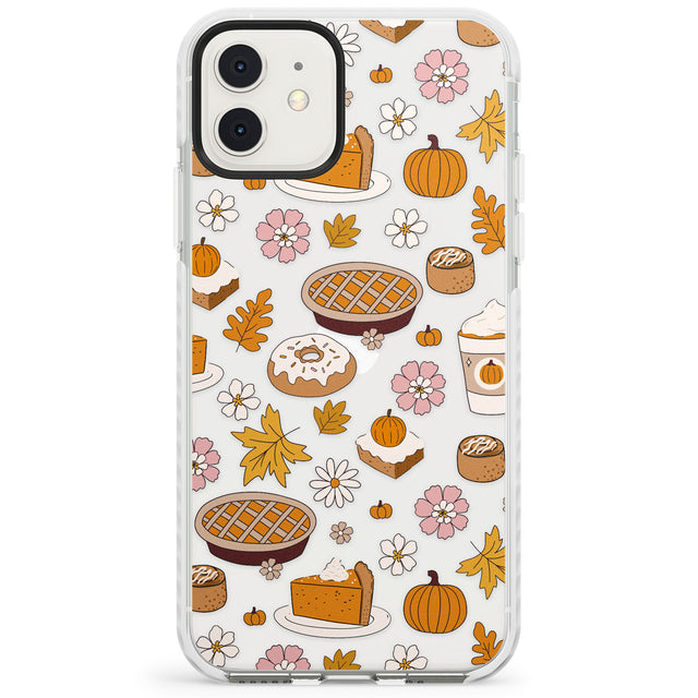 Pumpkin Pie & Autumn Treats Impact Phone Case for iPhone 11, iphone 12