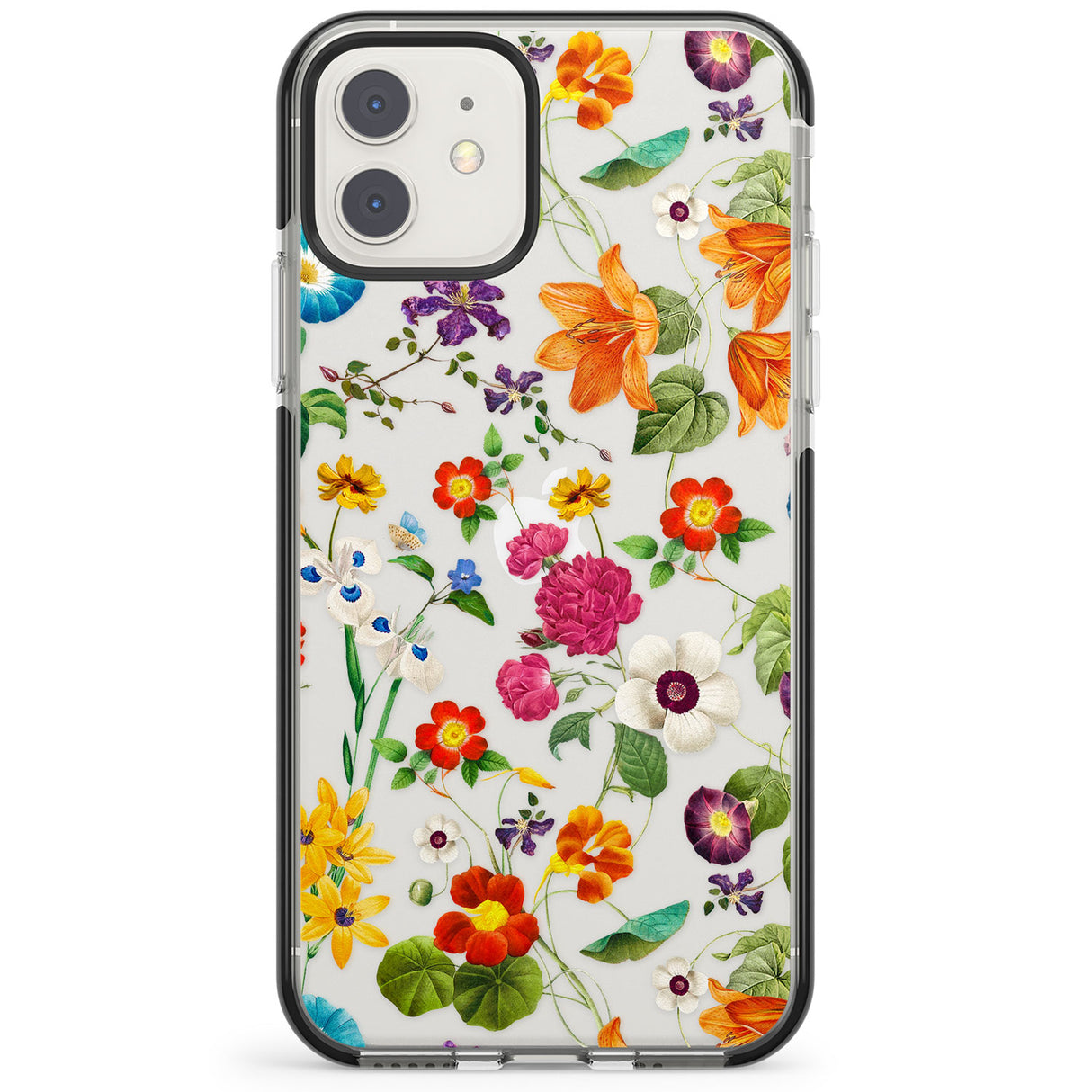Whimsical Wildflowers Impact Phone Case for iPhone 11, iphone 12