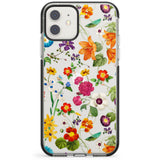 Whimsical Wildflowers Impact Phone Case for iPhone 11, iphone 12