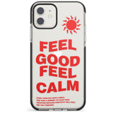 Feel Good Feel Calm (Green) Impact Phone Case for iPhone 11, iphone 12