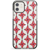 Rose Stars Pattern (Clear) Impact Phone Case for iPhone 11, iphone 12