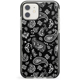 Black Bandana Impact Phone Case for iPhone 11, iphone 12