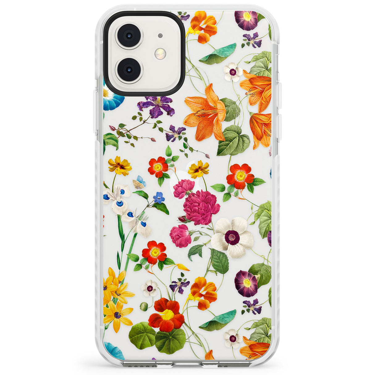 Whimsical Wildflowers Impact Phone Case for iPhone 11, iphone 12