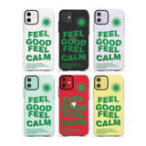 Feel Good Feel Calm (Green) Impact Phone Case for iPhone 11, iphone 12