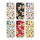 Halloween Skulls and Flowers Impact Phone Case for iPhone 11, iphone 12