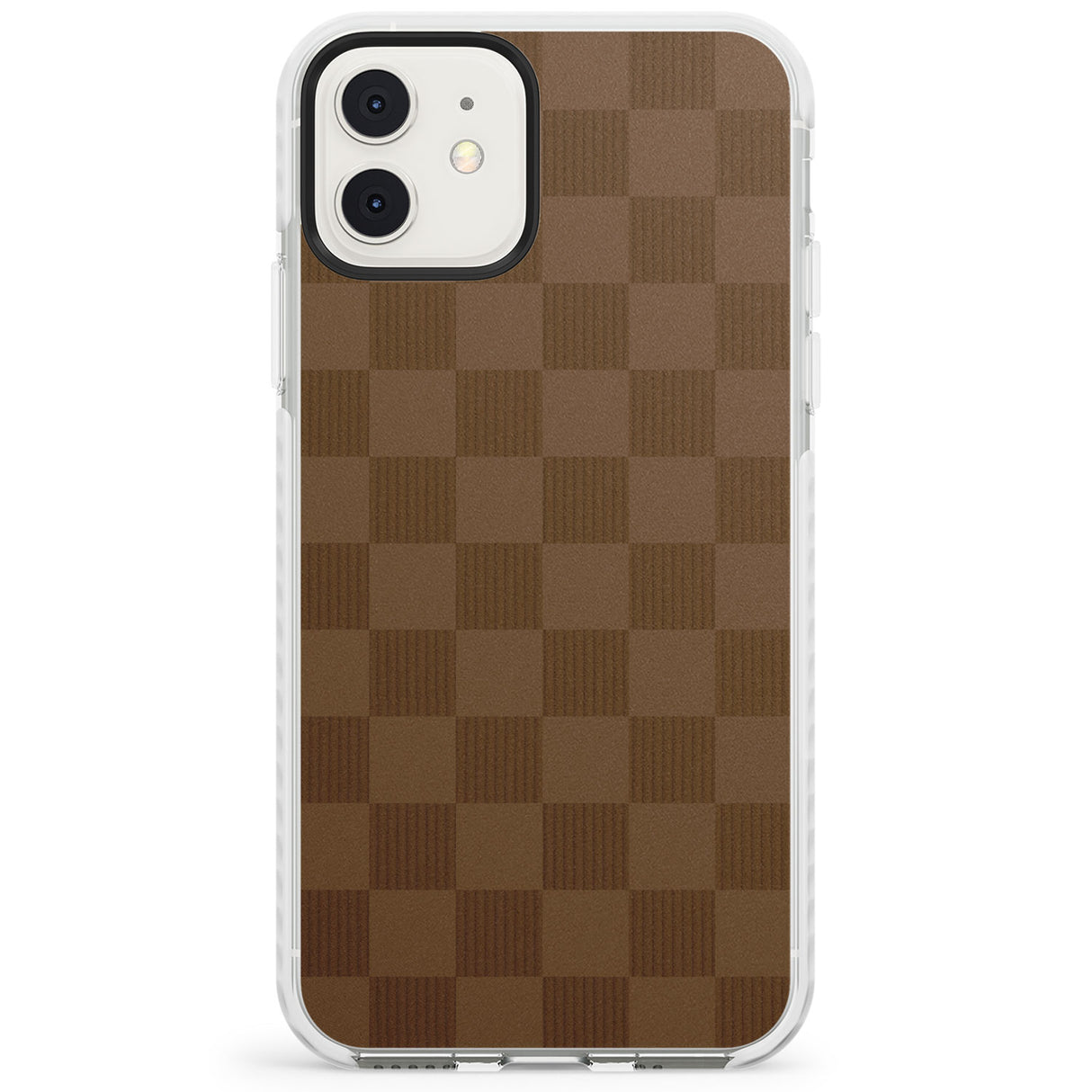 CHOCOLATE CHECKERED Impact Phone Case for iPhone 11, iphone 12