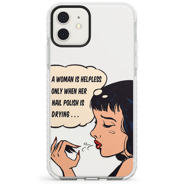 Drying Nails - Pop Art Impact Phone Case for iPhone 11, iphone 12