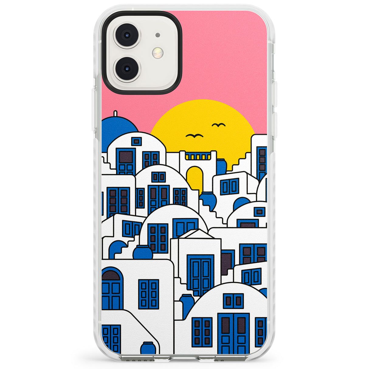 Santorini Sunset Impact Phone Case for iPhone 11, iphone 12