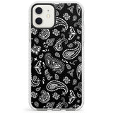 Black Bandana Impact Phone Case for iPhone 11, iphone 12