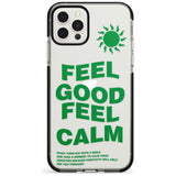 Feel Good Feel Calm (Green) Impact Phone Case for iPhone 11, iphone 12