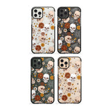 Halloween Skulls and Flowers Impact Phone Case for iPhone 11, iphone 12