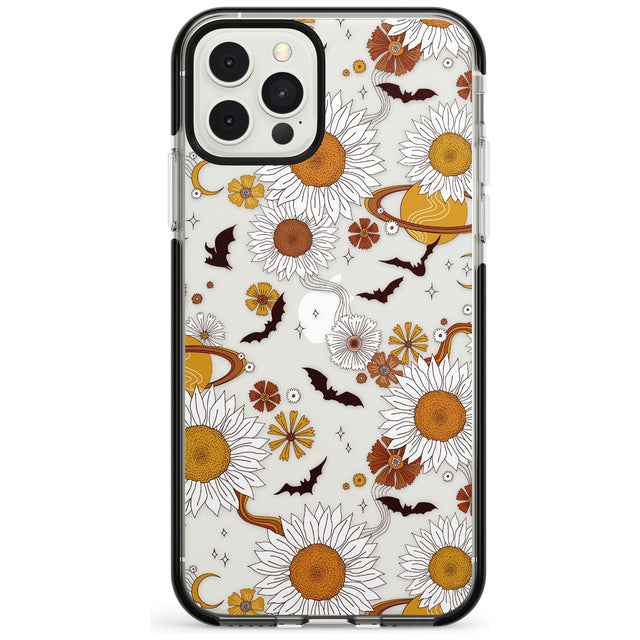 Halloween Skulls and Flowers Impact Phone Case for iPhone 11, iphone 12