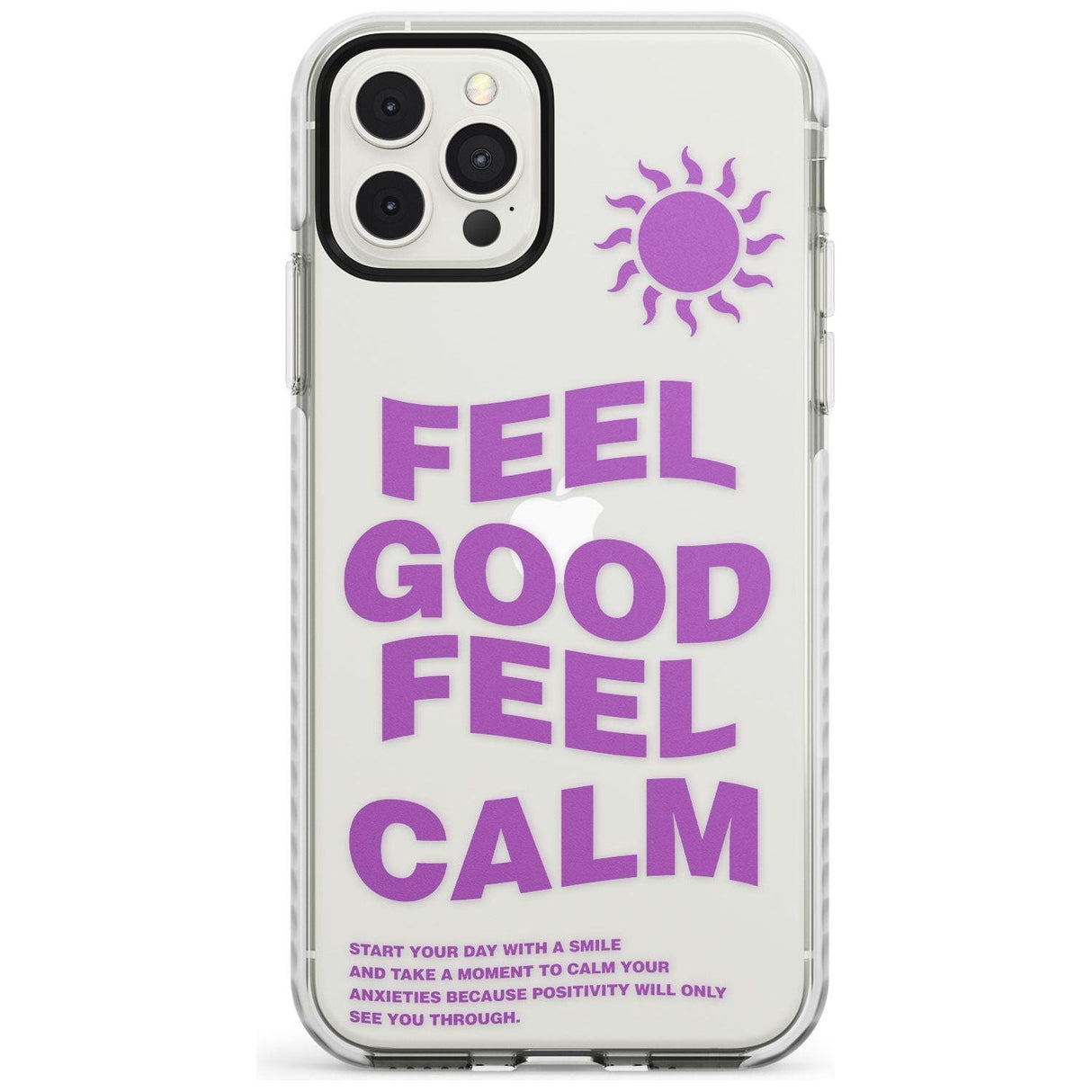 Feel Good Feel Calm (Green) Impact Phone Case for iPhone 11, iphone 12