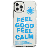 Feel Good Feel Calm (Green) Impact Phone Case for iPhone 11, iphone 12