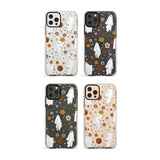 Halloween Skulls and Flowers Impact Phone Case for iPhone 11, iphone 12