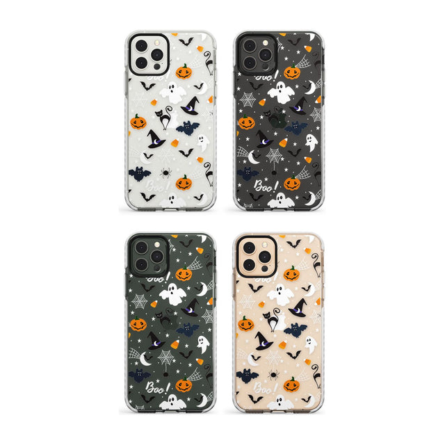 Halloween Mix Pattern Impact Phone Case for iPhone 11, iphone 12