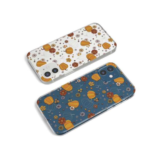 Halloween Skulls and Flowers Impact Phone Case for iPhone 11, iphone 12