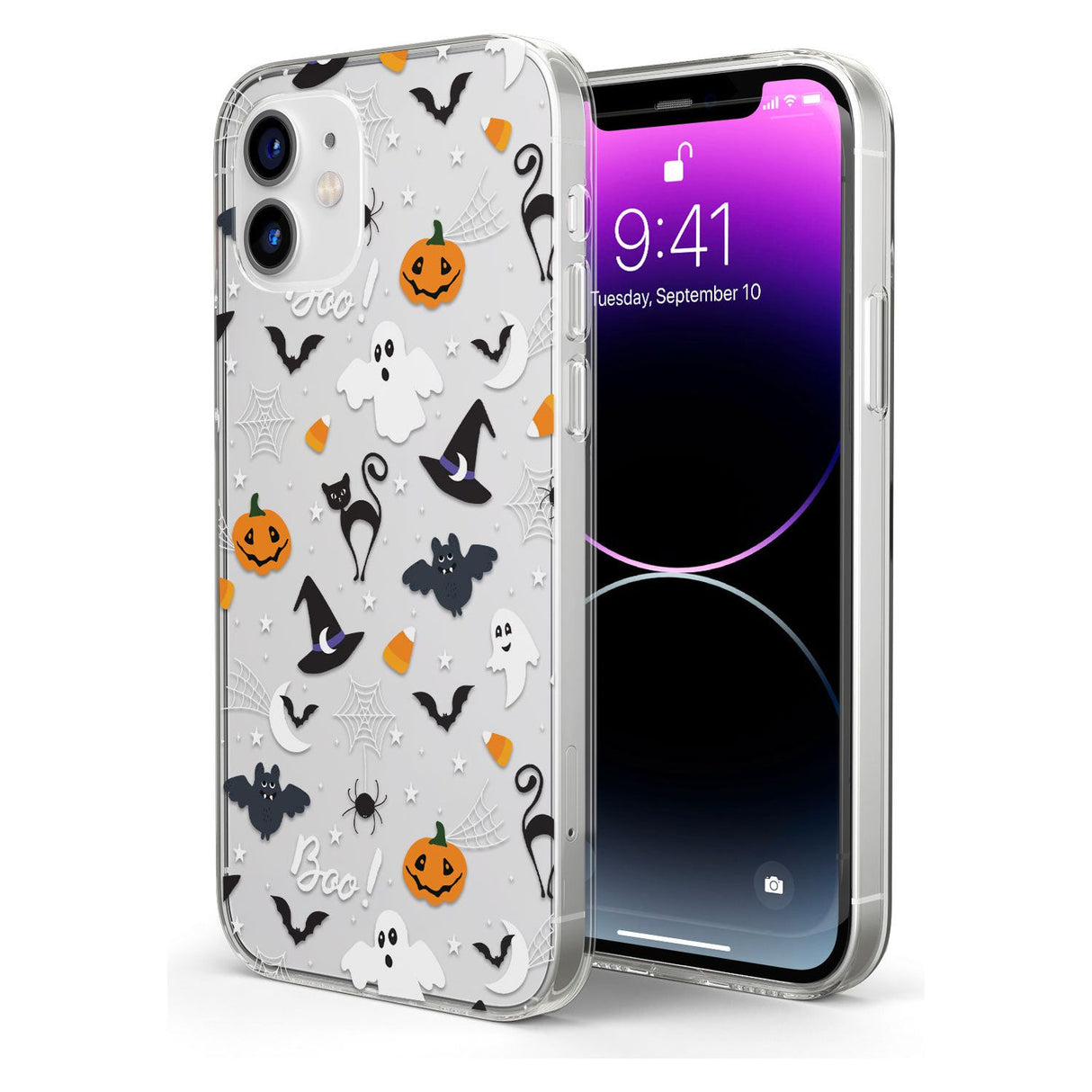 Halloween Mix Pattern Impact Phone Case for iPhone 11, iphone 12