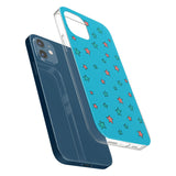 Blue Heartstopper Stars Pattern Impact Phone Case for iPhone 11, iphone 12