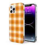 Pumpkin Plaid Phone Case for iPhone 12 Pro