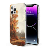 Vintage Autumn Oil Painting Phone Case for iPhone 12 Pro