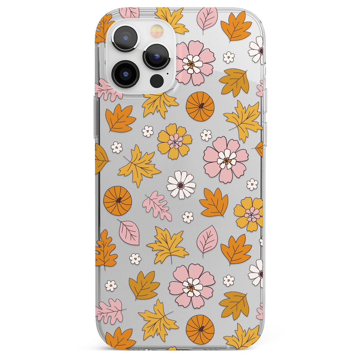 Autumn Leaves and Flowers Phone Case for iPhone 12 Pro