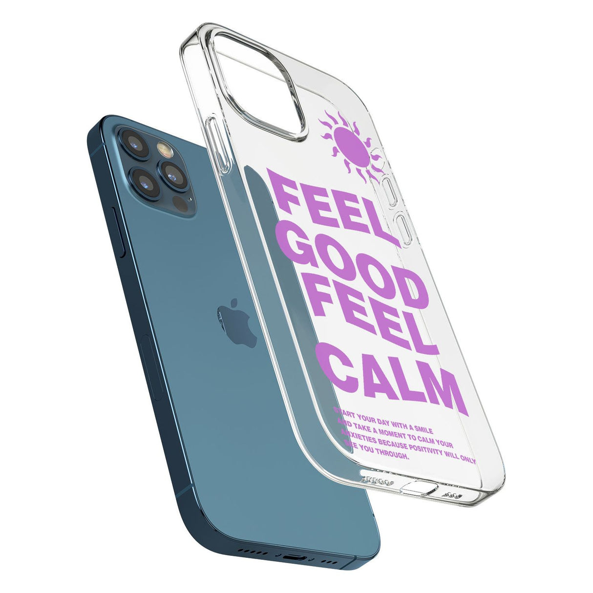 Feel Good Feel Calm (Green) Phone Case for iPhone 12 Pro