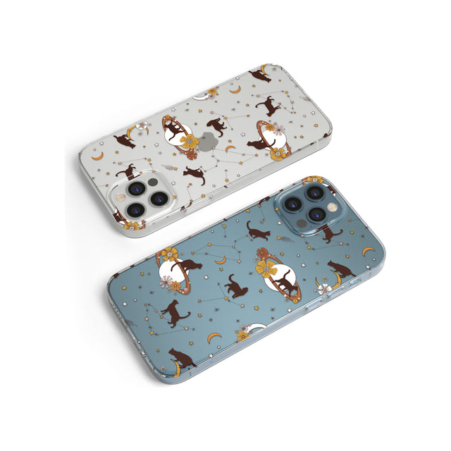 Halloween Skulls and Flowers Phone Case for iPhone 12 Pro