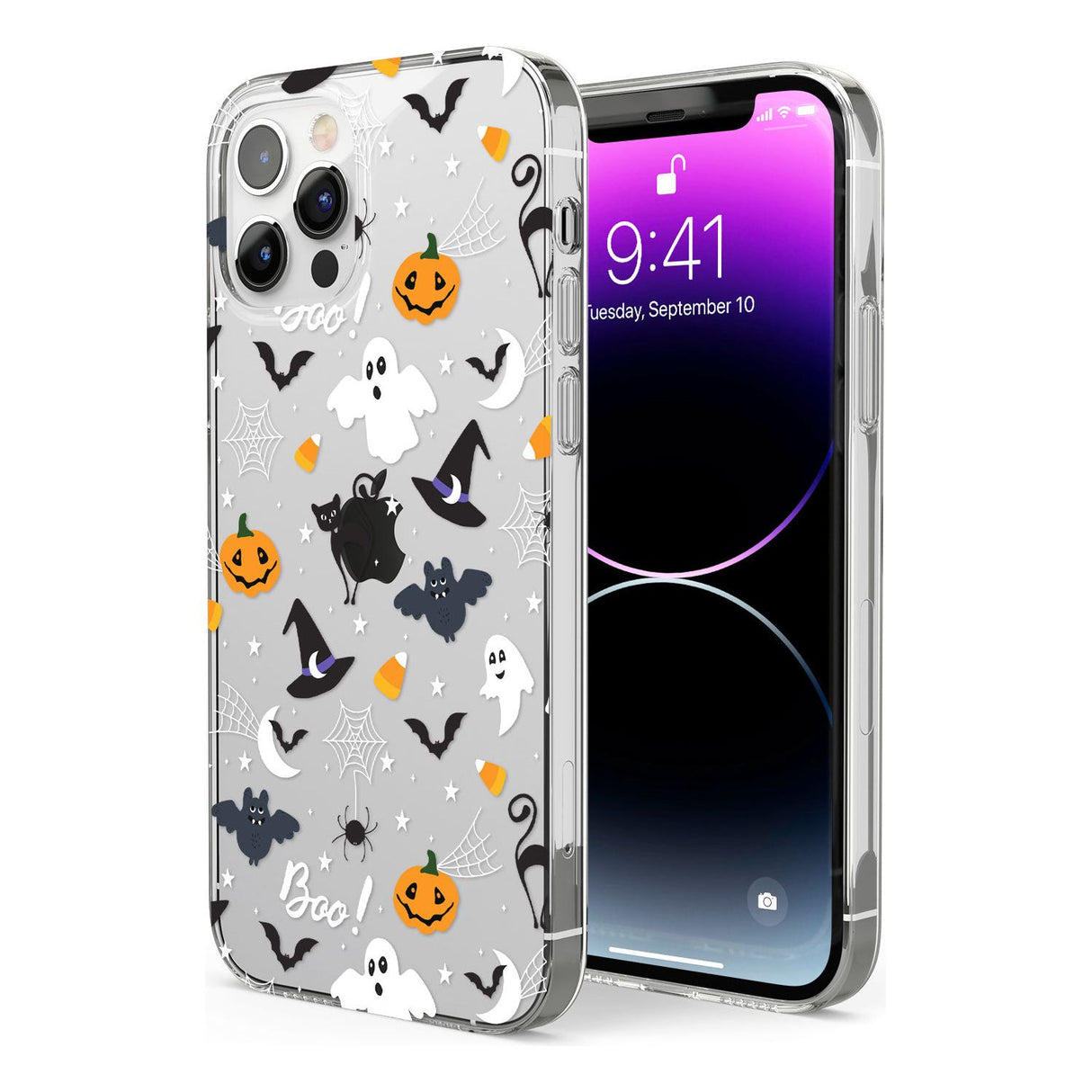 Halloween Mix Pattern Phone Case for iPhone 12 Pro