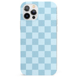 SKYBLUE CHECKERED Phone Case for iPhone 12 Pro