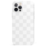 WHITE CHECKERED Phone Case for iPhone 12 Pro