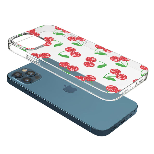 Disco Cherry Pattern Phone Case for iPhone 12 Pro