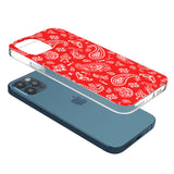 Red Bandana Phone Case for iPhone 12 Pro