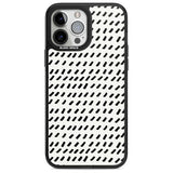 Hand Drawn Lines Pattern Phone Case iPhone 13 Pro Max / Magsafe Black Impact Case Blanc Space