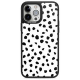 Dalmatian Print Phone Case iPhone 13 Pro Max / Magsafe Black Impact Case Blanc Space