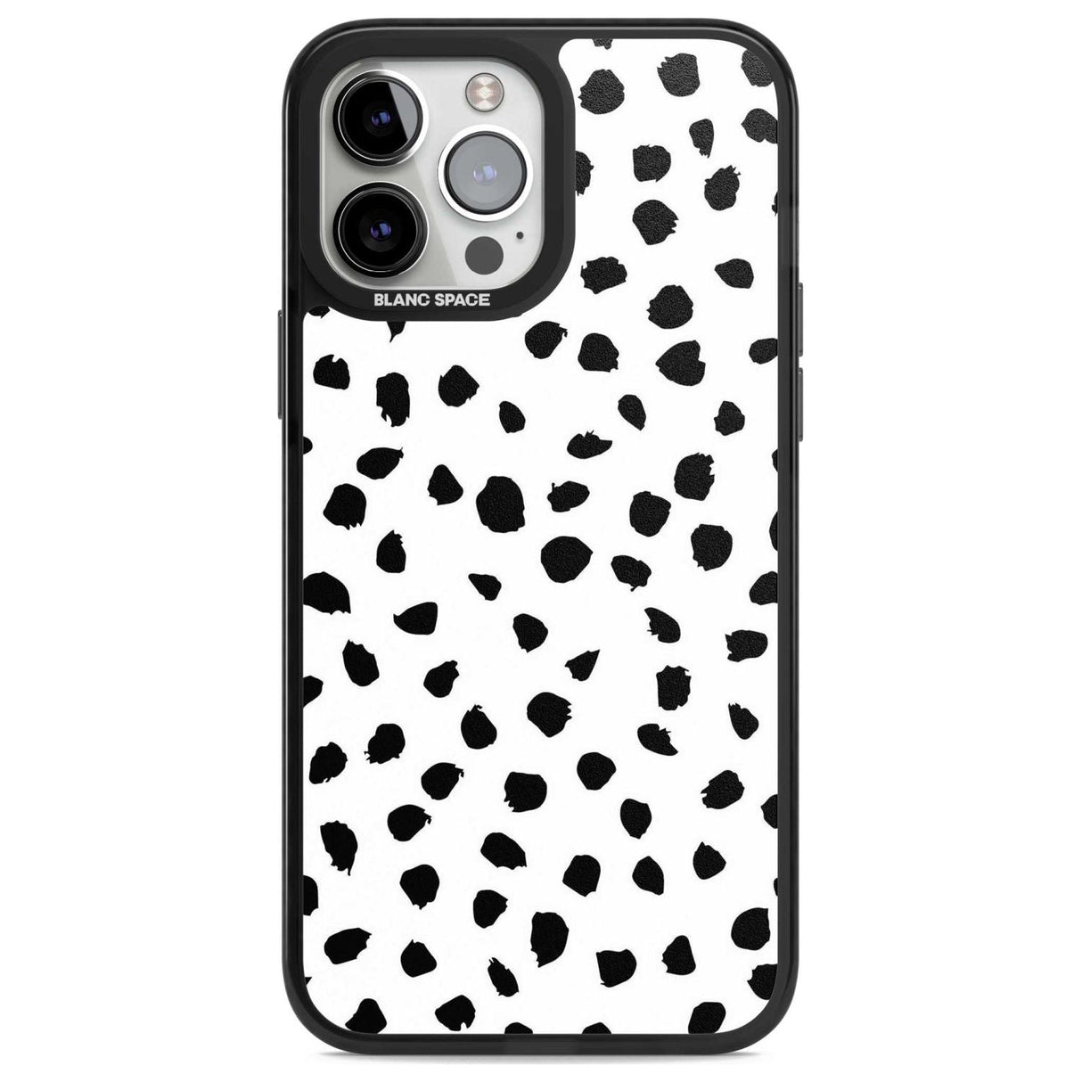 White Dalmatian Print