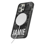 Personalised Horizontal Name Black Camouflage Custom Phone Case iPhone 15 Pro Max / Black Impact Case,iPhone 15 Plus / Black Impact Case,iPhone 15 Pro / Black Impact Case,iPhone 15 / Black Impact Case,iPhone 15 Pro Max / Impact Case,iPhone 15 Plus / Impact Case,iPhone 15 Pro / Impact Case,iPhone 15 / Impact Case,iPhone 15 Pro Max / Magsafe Black Impact Case,iPhone 15 Plus / Magsafe Black Impact Case,iPhone 15 Pro / Magsafe Black Impact Case,iPhone 15 / Magsafe Black Impact Case,iPhone 14 Pro Max / Black Imp