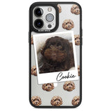 Personalised Cockapoo, Brown - Dog Photo Custom Phone Case iPhone 13 Pro Max / Magsafe Black Impact Case Blanc Space