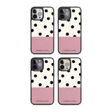 Personalised Pink Border Polka Dot Custom Phone Case iPhone 15 Pro Max / Black Impact Case,iPhone 15 Plus / Black Impact Case,iPhone 15 Pro / Black Impact Case,iPhone 15 / Black Impact Case,iPhone 15 Pro Max / Impact Case,iPhone 15 Plus / Impact Case,iPhone 15 Pro / Impact Case,iPhone 15 / Impact Case,iPhone 15 Pro Max / Magsafe Black Impact Case,iPhone 15 Plus / Magsafe Black Impact Case,iPhone 15 Pro / Magsafe Black Impact Case,iPhone 15 / Magsafe Black Impact Case,iPhone 14 Pro Max / Black Impact Case,iP