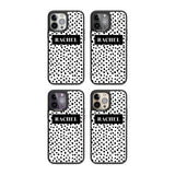 Personalised Black Bar & Dots Custom Phone Case iPhone 15 Pro Max / Black Impact Case,iPhone 15 Plus / Black Impact Case,iPhone 15 Pro / Black Impact Case,iPhone 15 / Black Impact Case,iPhone 15 Pro Max / Impact Case,iPhone 15 Plus / Impact Case,iPhone 15 Pro / Impact Case,iPhone 15 / Impact Case,iPhone 15 Pro Max / Magsafe Black Impact Case,iPhone 15 Plus / Magsafe Black Impact Case,iPhone 15 Pro / Magsafe Black Impact Case,iPhone 15 / Magsafe Black Impact Case,iPhone 14 Pro Max / Black Impact Case,iPhone 