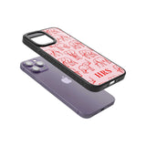 Personalised Red Elephant Outlines on Pink Custom Phone Case iPhone 15 Pro Max / Black Impact Case,iPhone 15 Plus / Black Impact Case,iPhone 15 Pro / Black Impact Case,iPhone 15 / Black Impact Case,iPhone 15 Pro Max / Impact Case,iPhone 15 Plus / Impact Case,iPhone 15 Pro / Impact Case,iPhone 15 / Impact Case,iPhone 15 Pro Max / Magsafe Black Impact Case,iPhone 15 Plus / Magsafe Black Impact Case,iPhone 15 Pro / Magsafe Black Impact Case,iPhone 15 / Magsafe Black Impact Case,iPhone 14 Pro Max / Black Impact