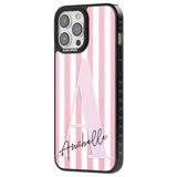 Personalised Pink Stripes & Large Monogram Custom Phone Case iPhone 15 Pro Max / Black Impact Case,iPhone 15 Plus / Black Impact Case,iPhone 15 Pro / Black Impact Case,iPhone 15 / Black Impact Case,iPhone 15 Pro Max / Impact Case,iPhone 15 Plus / Impact Case,iPhone 15 Pro / Impact Case,iPhone 15 / Impact Case,iPhone 15 Pro Max / Magsafe Black Impact Case,iPhone 15 Plus / Magsafe Black Impact Case,iPhone 15 Pro / Magsafe Black Impact Case,iPhone 15 / Magsafe Black Impact Case,iPhone 14 Pro Max / Black Impact