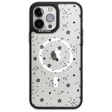 Mixed Stars Phone Case iPhone 13 Pro Max / Magsafe Black Impact Case Blanc Space