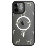 Dalmation Dog Pattern Clear Phone Case iPhone 13 Pro Max / Magsafe Black Impact Case Blanc Space