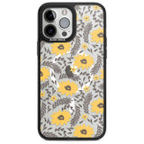 Yellow Blossoms Transparent Floral