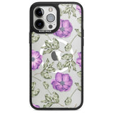 Purple Blossoms Transparent Floral