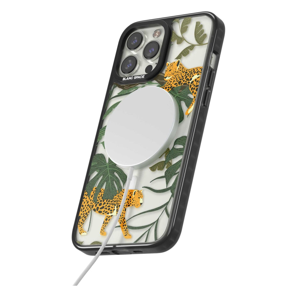 Two Jaguars & Foliage Jungle Cat Pattern