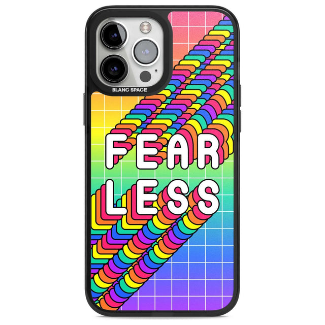 Fearless Phone Case iPhone 13 Pro Max / Magsafe Black Impact Case Blanc Space